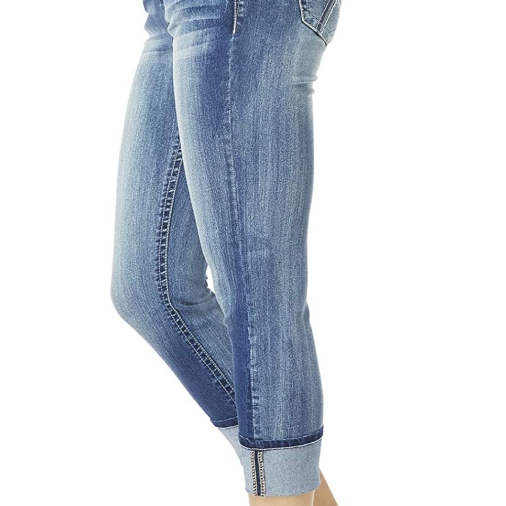WallFlower Juniors The Luscious Curvy Skinny Stretch Denim Crop